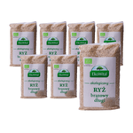 SET 7 x Brown long rice BIO 1 kg