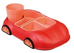 Kids' dinnerware set, red car – Chic-Mic
