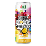 Popping Boba Bubble Tea with Mango Juice, 320 ml – Vinut