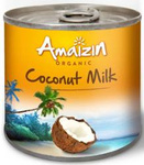 Coconut milk - canned coconut drink without guar gum (17% fat) BIO 200 ml