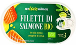 Salmon fillet in Organic extra virgin olive oil 170 g/100 g – We Love Salmon