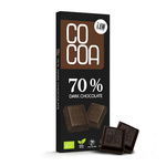 Organic Dark Chocolate 70% 40 g – Cocoa