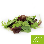 Fresh unwashed BIO lettuce mix (about 0.10 kg)