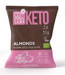 Keto chocolate-covered almonds with mct oil with no added sugar BIO 70 g - Cocoa