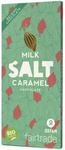 Milk chocolate with salted caramel fair trade BIO 100 g