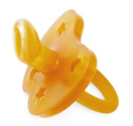Hevea Natural Rubber Orthodontic Pacifier, Stars/Moon, 3-36 months