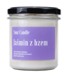 Jasmine lilac soy candle 300 ml - Your Candle