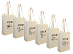 Cotton shopping bag, ecological, mix 1 pcs. - Animals from Grazyna
