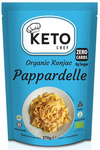 Gluten-free keto noodles (konjac noodle pappardelle) pasta bio 270 g - keto chef (better than foods)