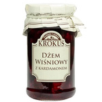 Sugar-reduced cherry jam with cardamom gluten-free 235 g - Krokus