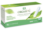 Organyc Organic Super Tampons, 16 pcs