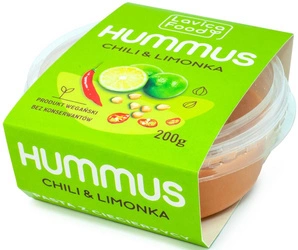 Hummus chili and lime 200 g - Lavica Food