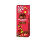 Apple and strawberry snack in milk chocolate 30 g