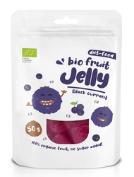 Blackcurrant fruit jellies BIO 50 g - Diet-Food