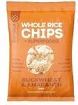 Gluten-free whole grain rice chips with buckwheat and amaranth 60 g – Bombus