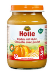 Gluten-free pumpkin and chicken dinner without added sugars from 5 months BIO 190 g (jar) - Holle