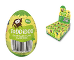 Organic Fair Trade Gluten-Free Chocolate Surprise Egg 20 g – Toddidoo