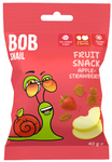 Bob Snail Apple-Strawberry Fruit Roll, No Added Sugars, Gluten-Free, 40 g