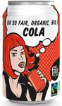 Fair trade cola flavored carbonated beverage BIO 330 ml (can)