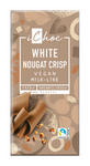 Ichoc Organic White Nougat Bar with Hazelnut Brittle (rice drink based) 80 g