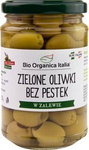 Green seedless olives in brine BIO 280 g (160 g) (jar)