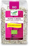 Flakes 4 cereals (spelt, oats, barley, rye) BIO 300 g