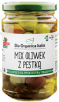 Mix of seedless olives in oil jar BIO 280 g (jar)