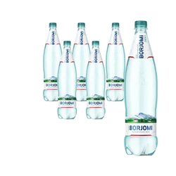 Set of 6 x Sparkling Mineral Water 1 l - Borjomi