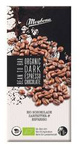 Bitter chocolate with crushed espresso coffee beans bio 100 g