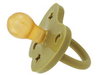 Natural Rubber Round Pacifier, Crowns, 3-36 months – Hevea