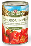 Sliced skinless tomatoes (can) BIO 400 g