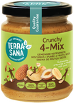 Crunchy mix nut cream (4 nuts) bio 250 g - Terrasana