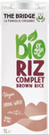 Brown Rice Beverage Without Added Sugars Gluten Free Bio 1 l - The Bridge