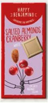 HB vegan white chocolate with salted almonds and cranberries BIO FREE. 70 g