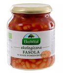 White beans in tomato sauce BIO 360 g