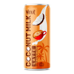 Vinut Coffee Latte Flavored Coconut Water Drink with Coconut Pulp Extract, 320 ml