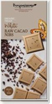 Vegan white chocolate with crushed cacao beans NON-GMO. BIO 70 g