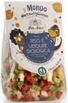 Pasta (rice tricolor) for children dinosaurs gluten-free BIO 250 g - Pasta Natura