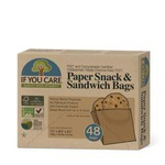 Compostable paper sandwich bags 48 pcs.