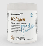 Banana flavored collagen Flexy Formula dietary supplement 196 g - Pharmovit