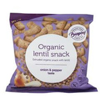Lentil crisps with onion and pepper gluten-free BIO 60 g