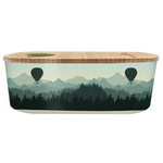 PLA plastic lunchbox with compartment Air Balloon Valley 800 ml - Chic-Mic