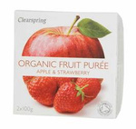 Clearspring Organic Apple & Strawberry Dessert 200 g