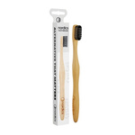 Bamboo Toothbrush with Activated Charcoal, Medium Bristles - Nordics
