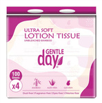 Bamboo Wipes with Aloe and Glycerin (4 x 100 pcs) 400 pcs – Gentle Day