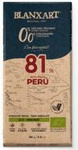 Bitter Chocolate 81% Peru No Added Sugar or Sweeteners Gluten Free BIO 80 g