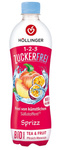 Peach - passion fruit flavored carbonated beverage without sugar bio 500 ml - HOLLINGER
