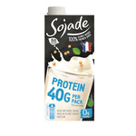 Sojade Organic High-Protein Plain Soy Drink, Sugar-Free, Gluten-Free, 750 ml