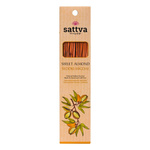 Sweet Almond Indian Incense (15 pcs.) 30 g - Sattva