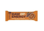 RAW ENERGY orange-cocoa bean bar, gluten-free 50 g